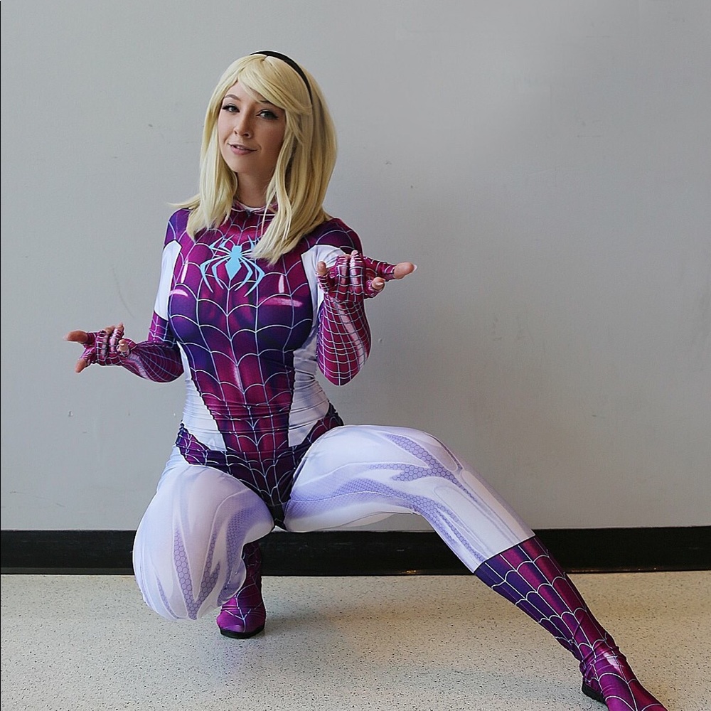 Spider Gwen Cosplay Suit